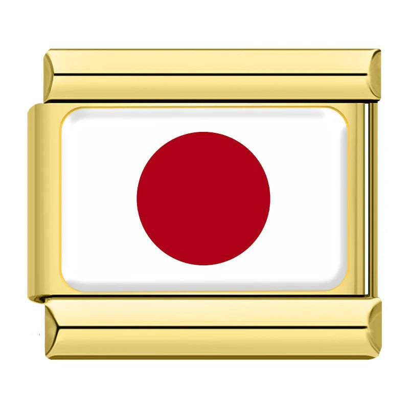 Gold Japan Flag