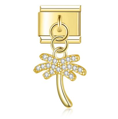 Gold Bling Palm Tree Dangle/Pendant
