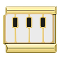 Gold Piano Keys Music