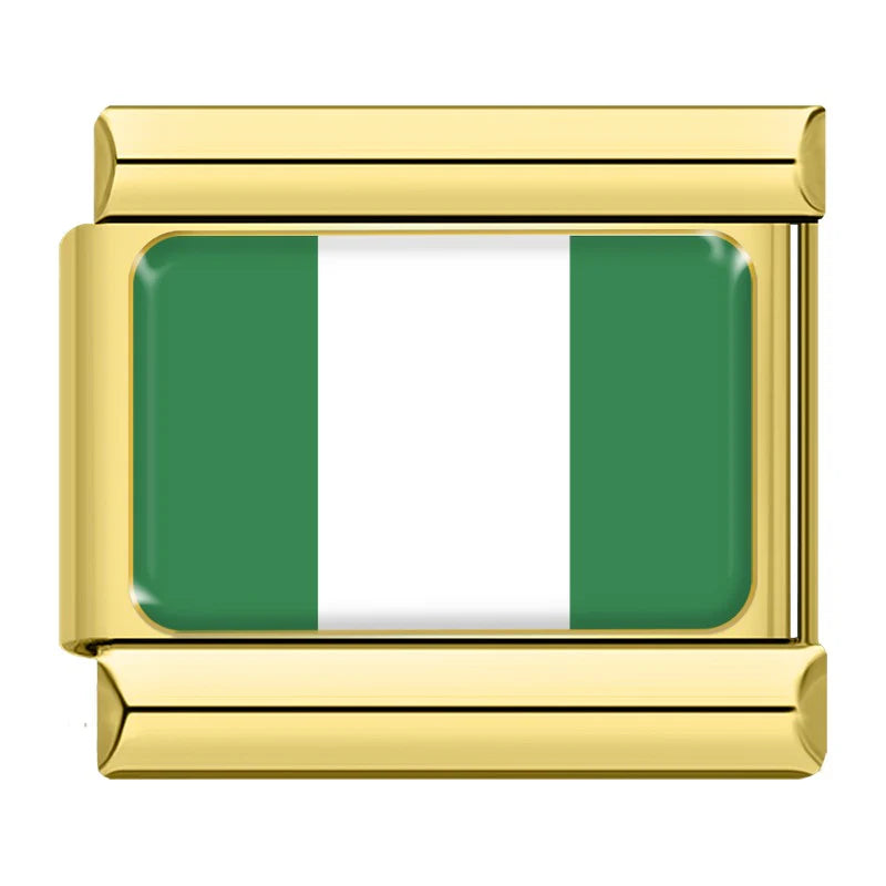 Gold Nigeria (Nigerian) Flag