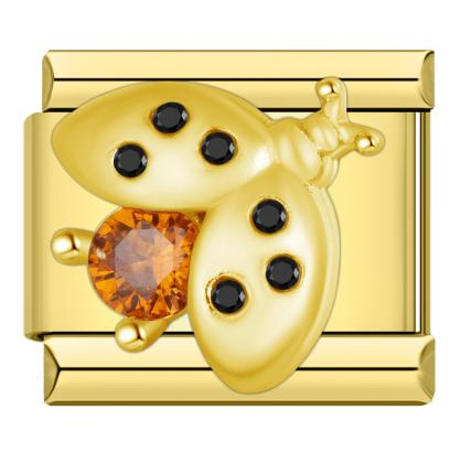 Gold Bling Ladybug