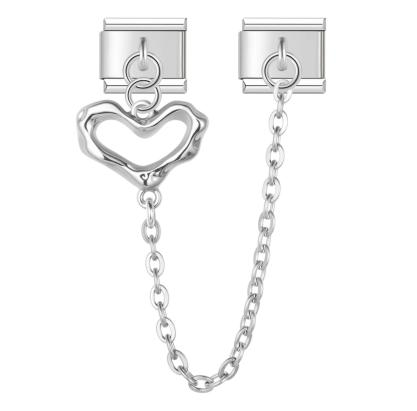 Silver Heart Chain