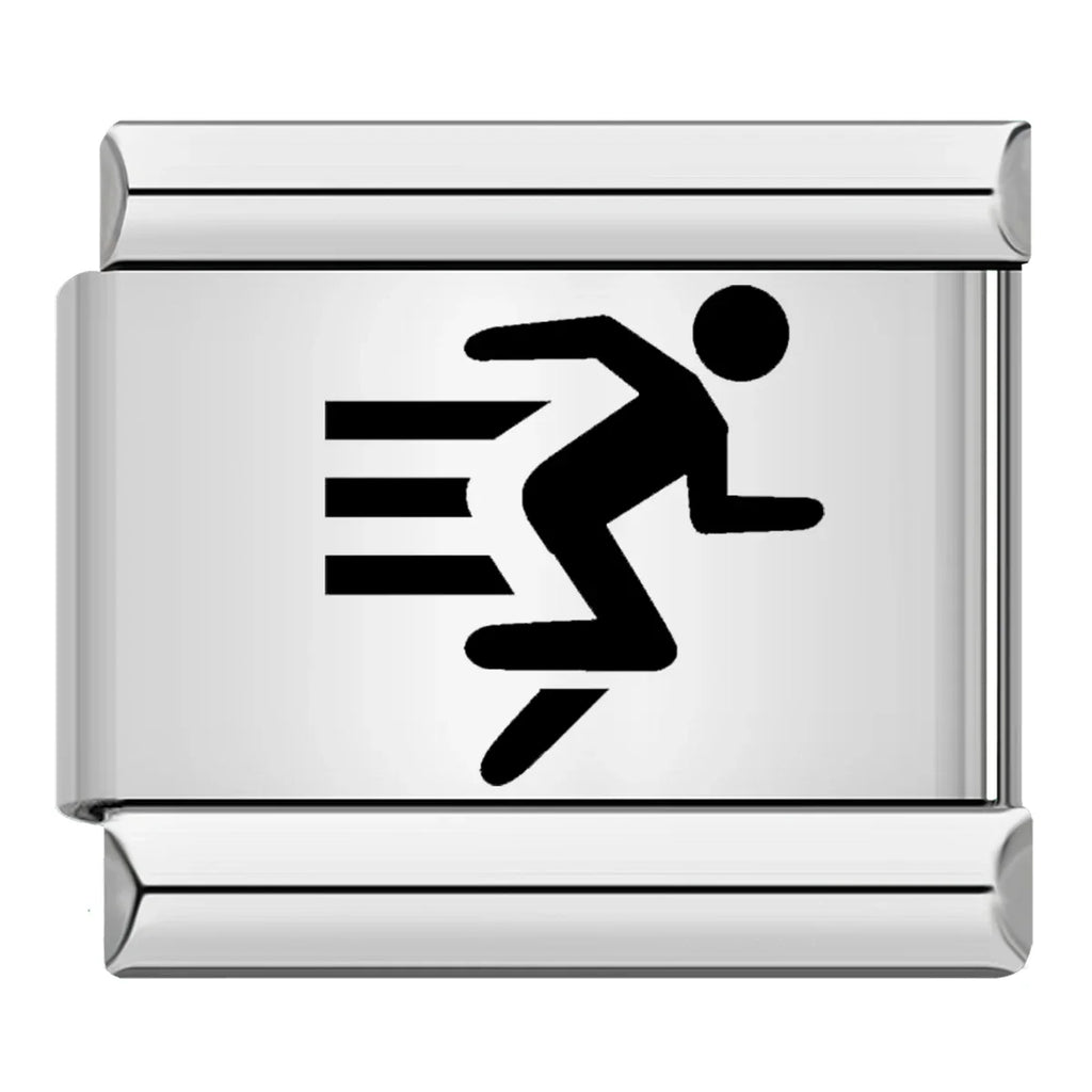 Silver Running Runner