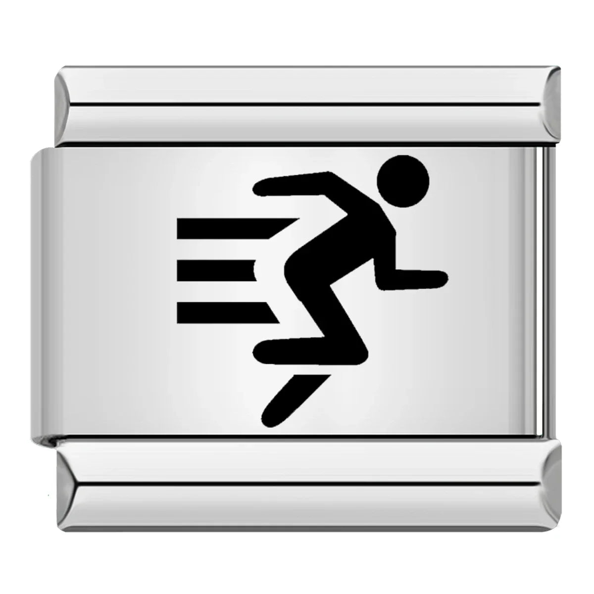 Silver Running Runner