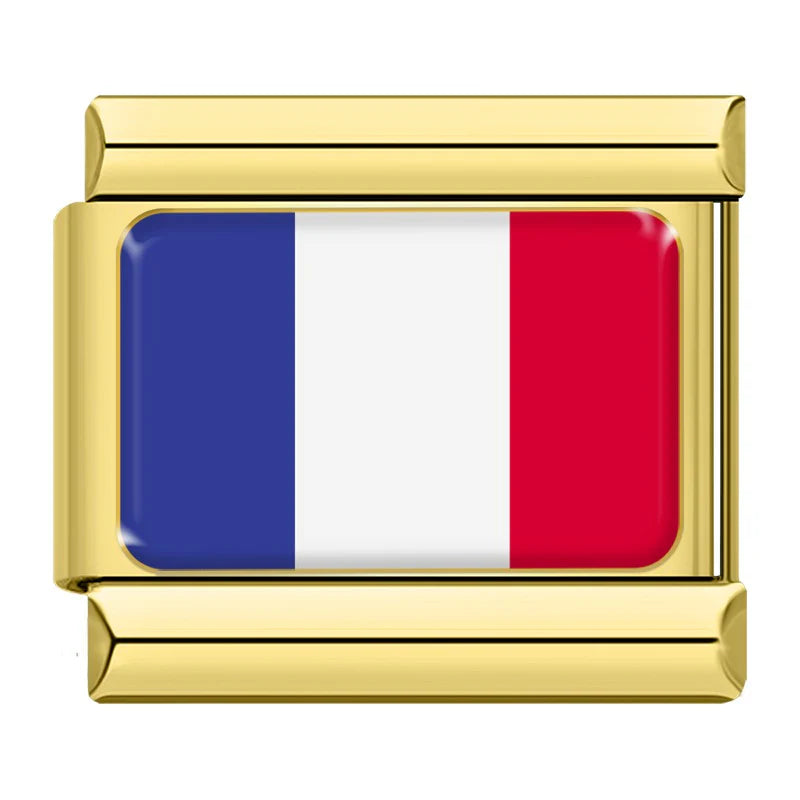 Gold France (French) Flag