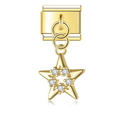 Gold Bling Star Pendant / Dangle