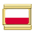 Gold Poland (Polish) Flag