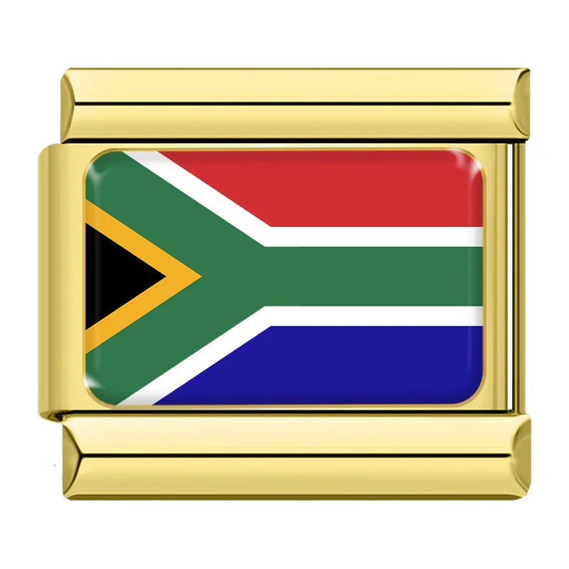 Gold South Africa Flag