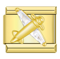Gold Bling Airplane