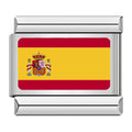 Silver Spain Flag