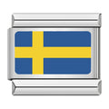 Silver Sweden (Swedish) Flag