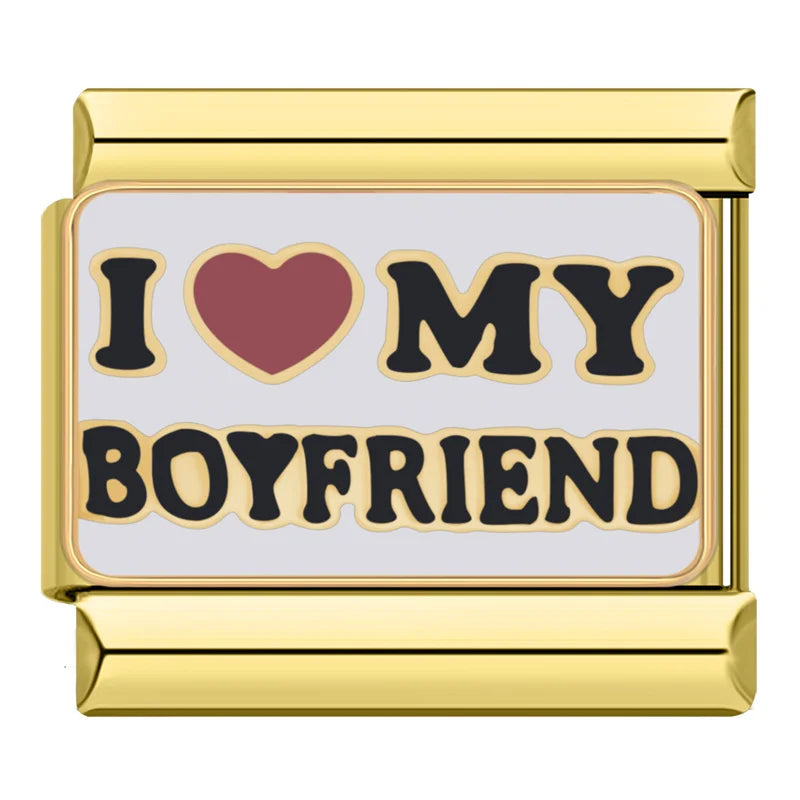 Gold I Heart My Boyfriend