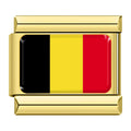 Gold Belgium Flag