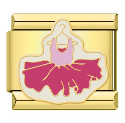 Gold Pink Dance Dress / Ballet Tutu
