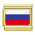 Gold Russia (Russian) Flag