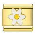 Gold White Small Flower