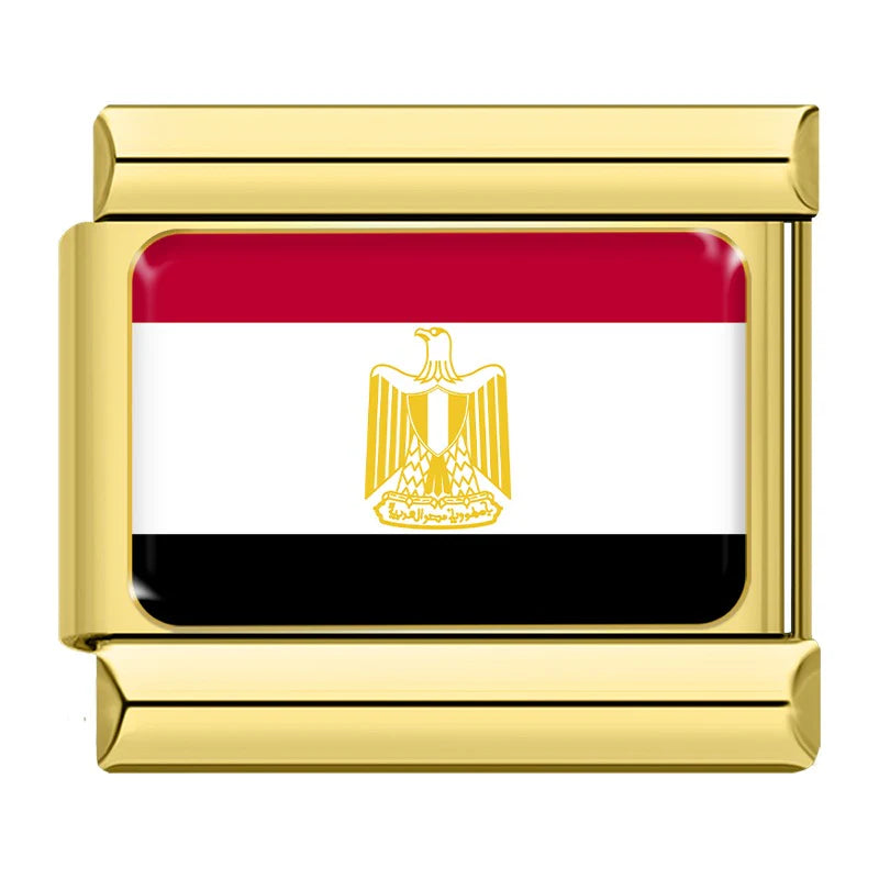 Gold Egypt (Egyptian) Flag