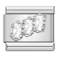 Silver Bling Rectangles