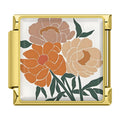 Gold Orange & Peach Flowers