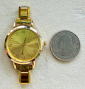 Gold on Gold Round Watch Face