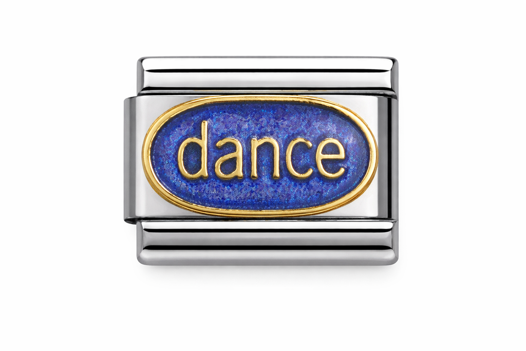 Silver Dance Word Blue
