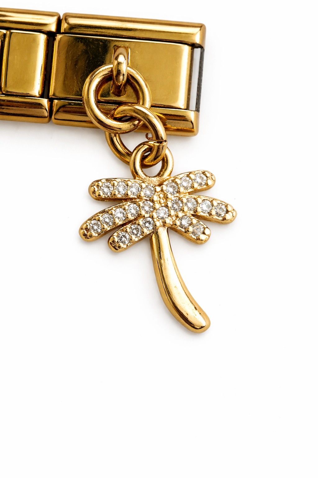 Gold Bling Palm Tree Dangle/Pendant