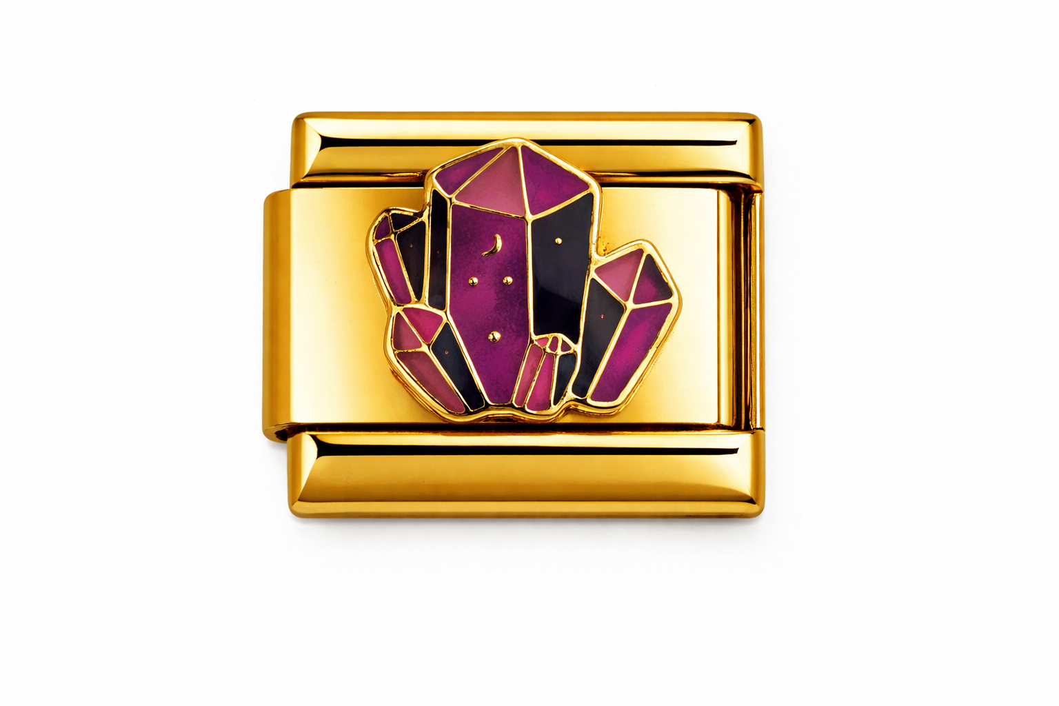 Gold Purple Crystals