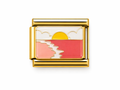 Gold Pink Sunset Beach