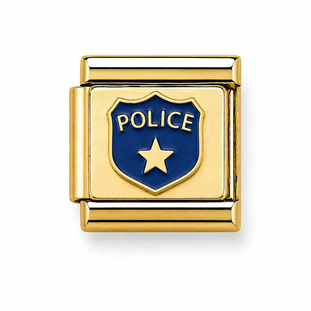 Gold Police Badge