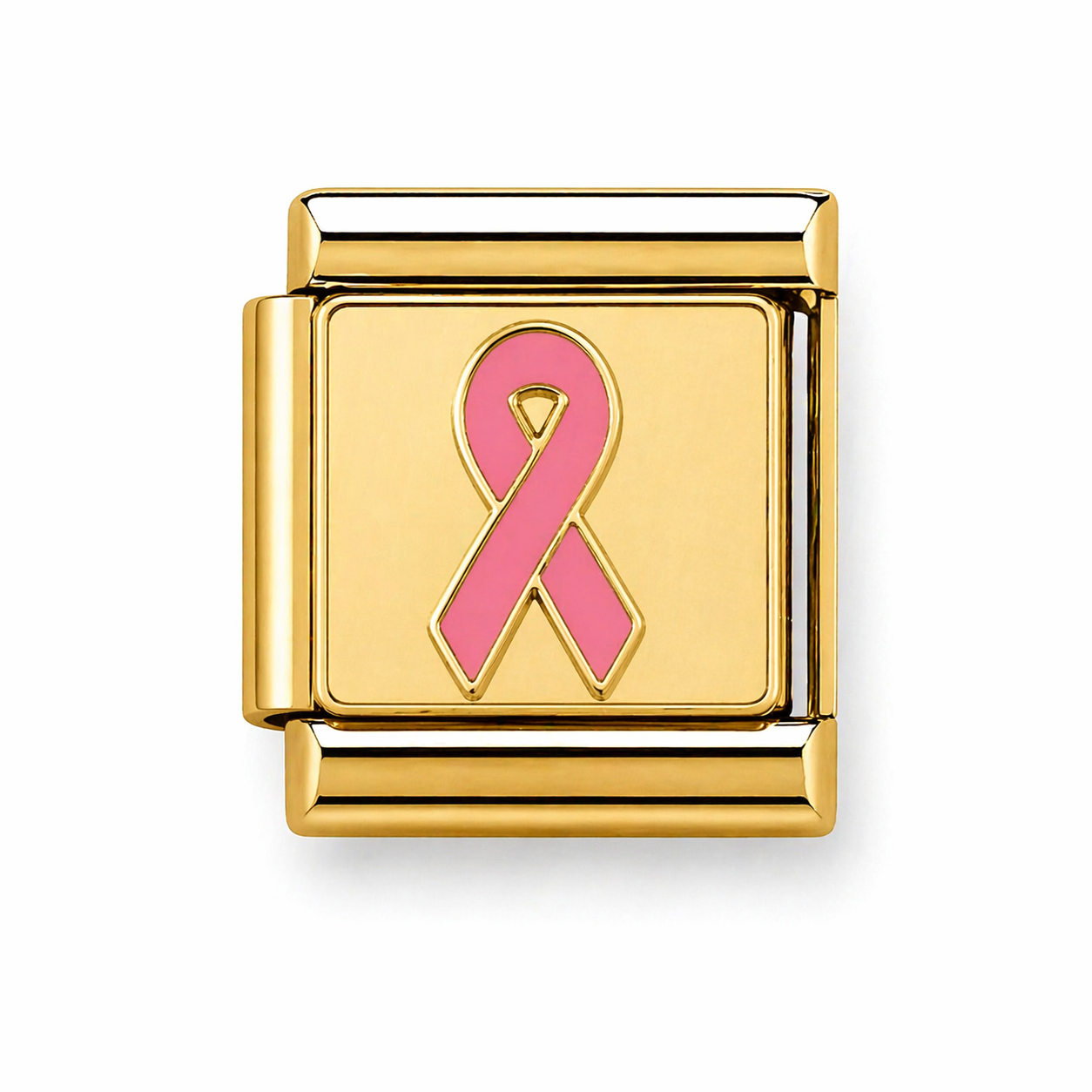 Gold Breast Cancer Pink Ribbon