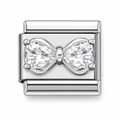 Silver Bling Bow