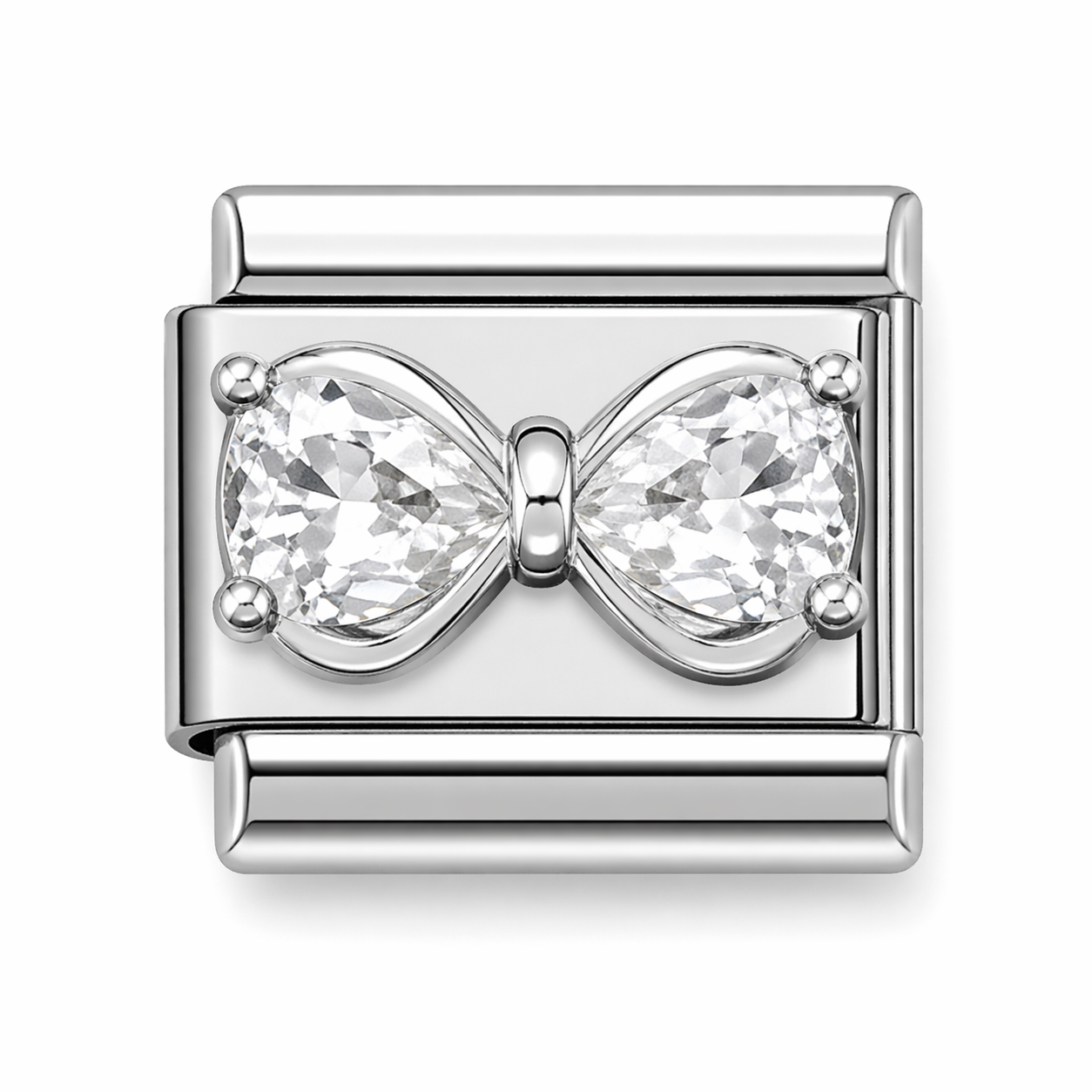 Silver Bling Bow