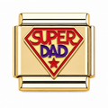 Gold Super Dad - Father's Day