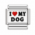 Silver I Heart (Love) My Dog