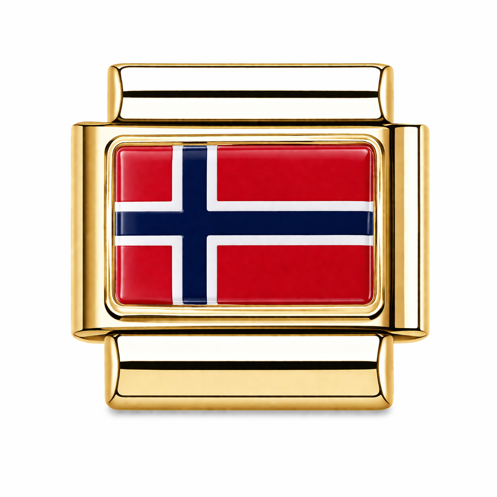 Gold Norway Flag