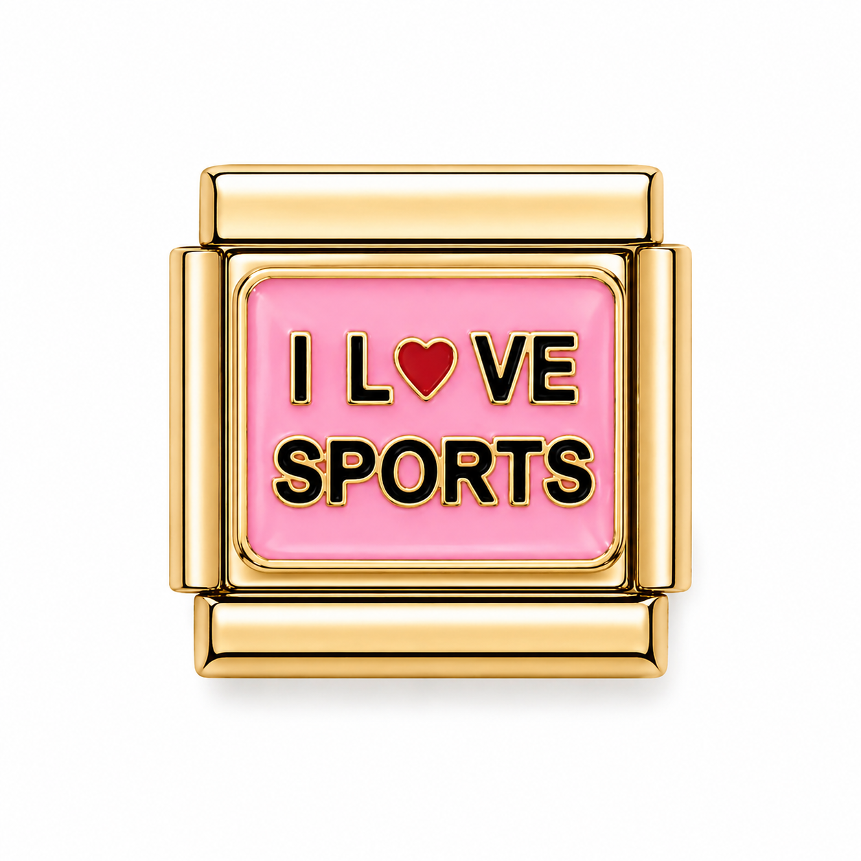 Gold I Love (Heart) Sports