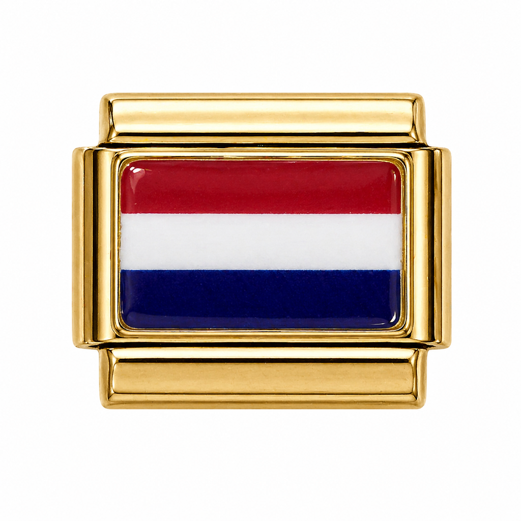 Gold Netherlands Flag