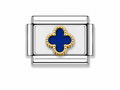 Silver Small Blue Clover