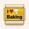 Gold I heart (love) Baking