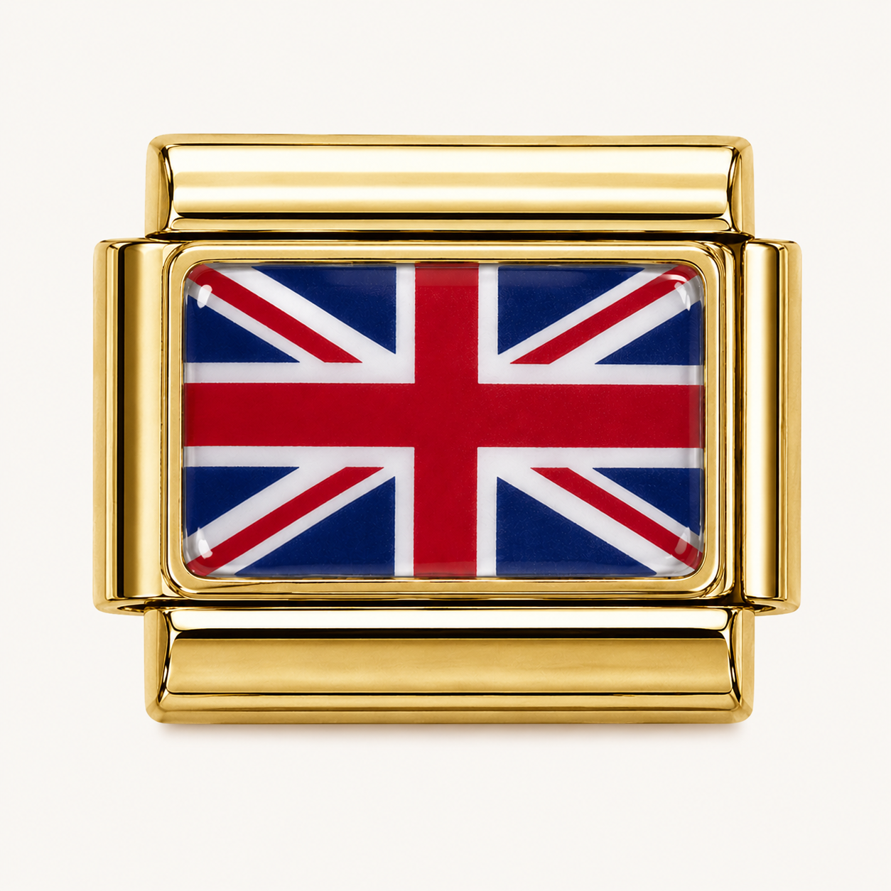 Gold United Kingdom (UK) Flag