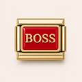 Gold & Red Boss