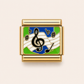 Gold Music Notes