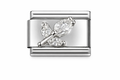 Silver Bling Rose Stem