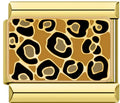 Gold Cheetah Leopard Print