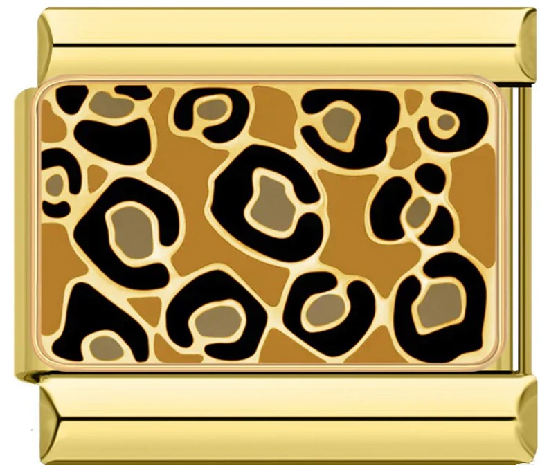 Gold Cheetah Leopard Print