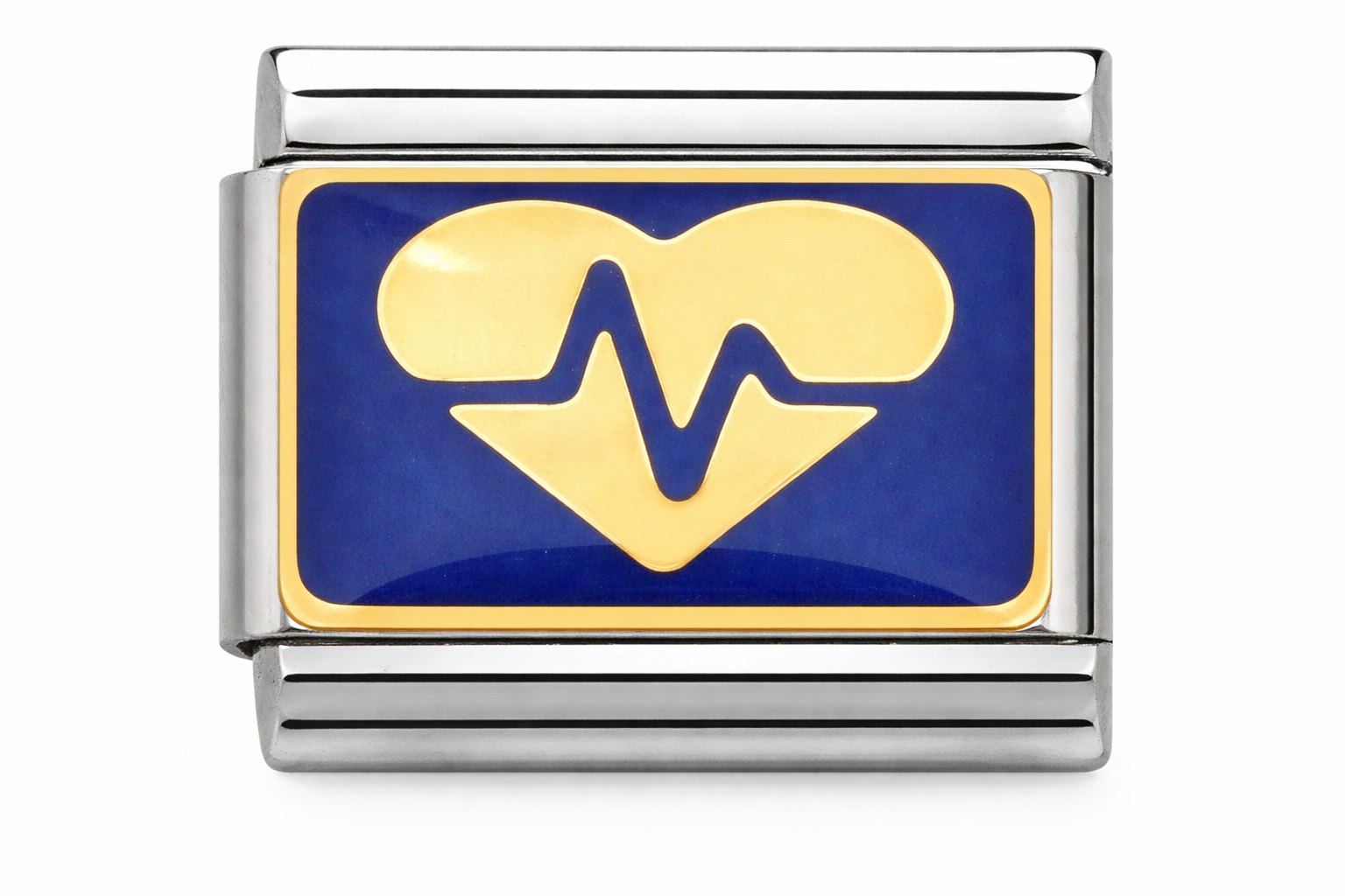 Silver Heartbeat Blue Medical Heart Doctor