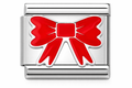 Silver Red Bow