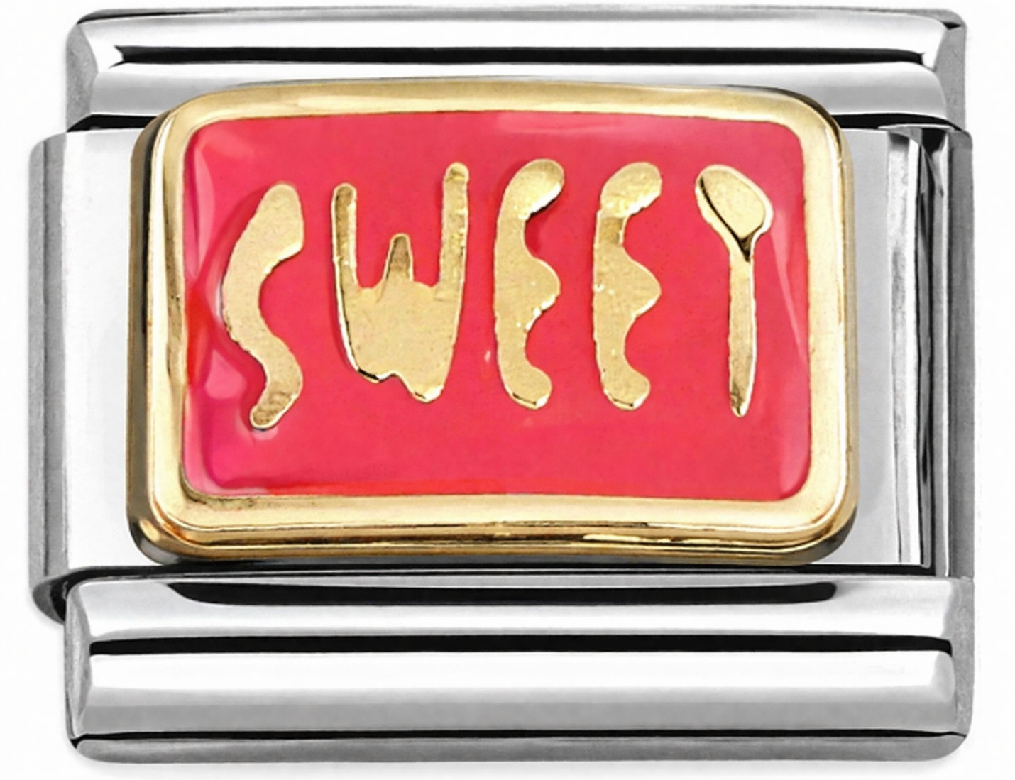 Silver with Red SWEET