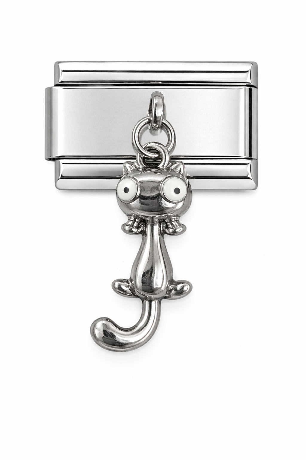 Silver Cat Pendant / dangle