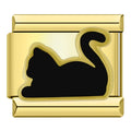 Gold Black Cat